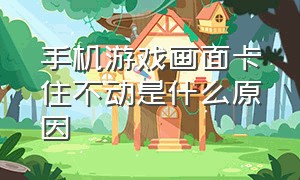 手机游戏画面卡住不动是什么原因