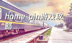 home pin游戏攻略（homeparty游戏steam攻略）