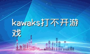 kawaks打不开游戏