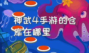 神武4手游的仓库在哪里