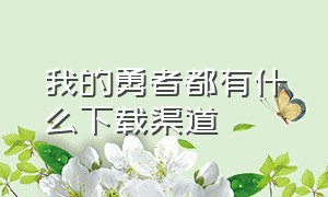 我的勇者都有什么下载渠道