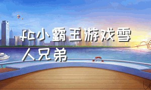 fc小霸王游戏雪人兄弟（fc经典游戏雪人兄弟无敌版视频）