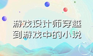 游戏设计师穿越到游戏中的小说