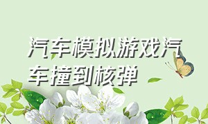 汽车模拟游戏汽车撞到核弹