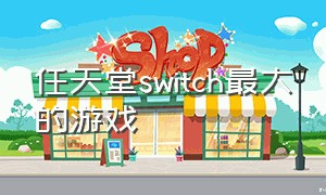 任天堂switch最大的游戏