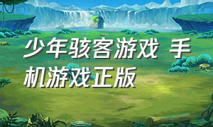 少年骇客游戏 手机游戏正版