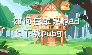 如何在苹果ipad上下载pubg