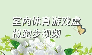 室内体育游戏虚拟跑步视频