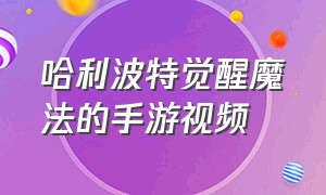 哈利波特觉醒魔法的手游视频