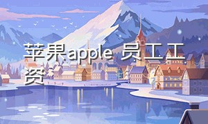 苹果apple 员工工资