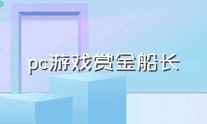 pc游戏赏金船长