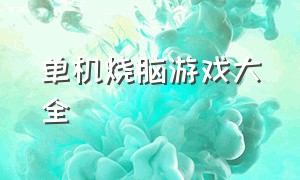 单机烧脑游戏大全