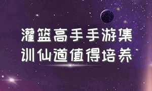 灌篮高手手游集训仙道值得培养