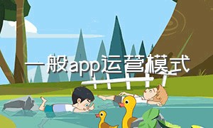 一般app运营模式（一般app运营模式是什么）