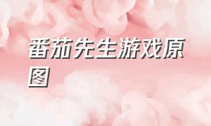 番茄先生游戏原图（番茄先生官方正版游戏）