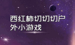 西红柿切切切户外小游戏（西红柿的游戏怎么玩）