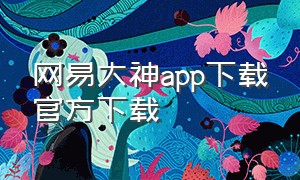 网易大神app下载官方下载