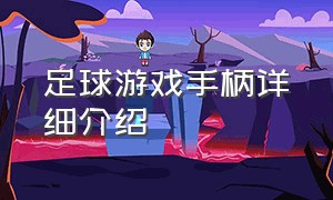 足球游戏手柄详细介绍