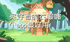 买好看的衣服哪个app最好用（买大牌衣服在哪个app便宜又质量好）