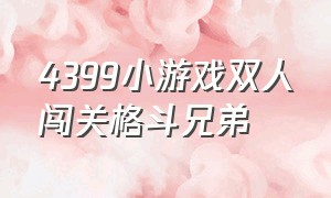 4399小游戏双人闯关格斗兄弟