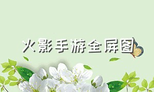 火影手游全屏图（火影手游技能图标高清）