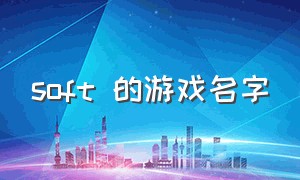 soft 的游戏名字