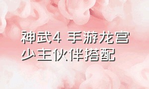 神武4 手游龙宫少主伙伴搭配（神武4手游少主带伙伴）