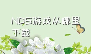 NDS游戏从哪里下载