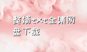 赘婿txt全集网盘下载