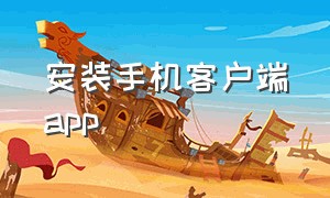 安装手机客户端app