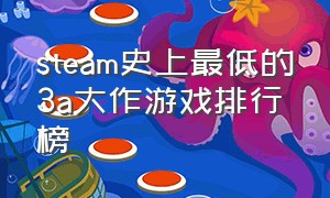 steam史上最低的3a大作游戏排行榜（steam十大必买3a大作游戏排行榜）