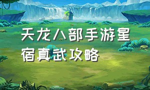 天龙八部手游星宿真武攻略（天龙八部手游真武星宿可玩吗）