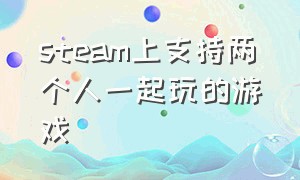 steam上支持两个人一起玩的游戏