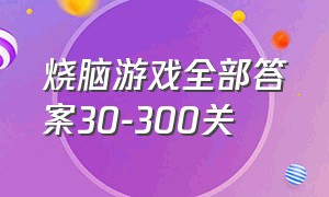 烧脑游戏全部答案30-300关