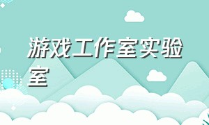 游戏工作室实验室（游戏工作室招聘打手）