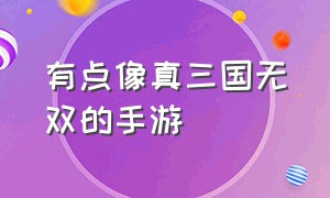 有点像真三国无双的手游（有点像真三国无双的手游游戏）