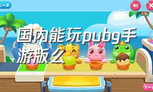 国内能玩pubg手游版么