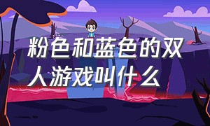 粉色和蓝色的双人游戏叫什么