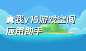 真我v15游戏空间应用助手