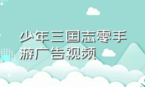 少年三国志零手游广告视频