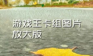 游戏王卡组图片放大版（游戏王卡组类型图解大全）