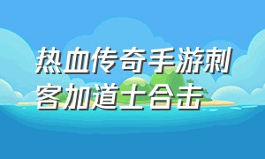 热血传奇手游刺客加道士合击