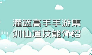 灌篮高手手游集训仙道技能介绍