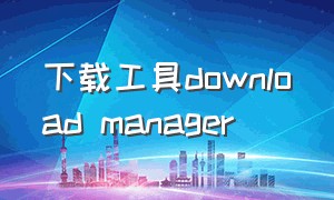 下载工具download manager