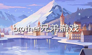 brother兄弟游戏（brother game）