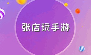 张店玩手游（淄博手游游戏工作室）