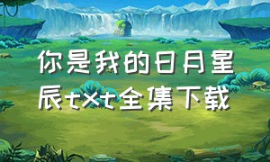 你是我的日月星辰txt全集下载