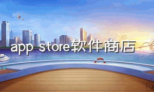 app store软件商店（app store中文版下载）