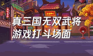 真三国无双武将游戏打斗场面