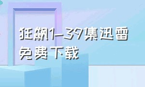 狂飙1-39集迅雷免费下载